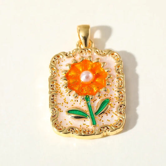 Sunflower Pendant