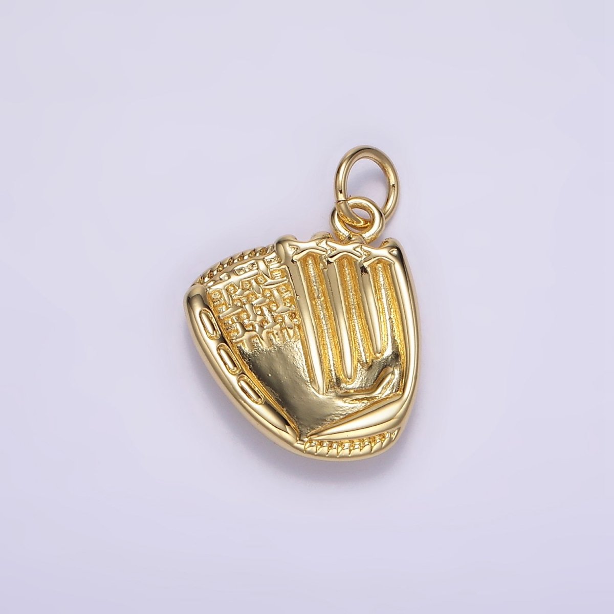 SPORTS- Gold Baseball Mitt Charm