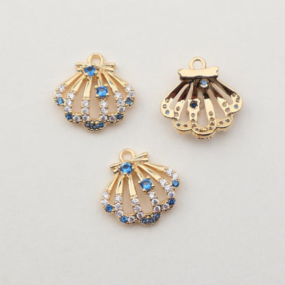 OCEAN- Gold Seashell Charm