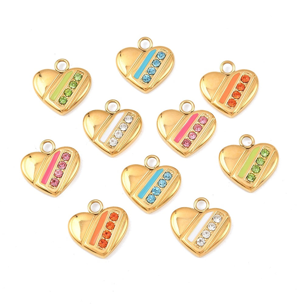 Color Enamel Charm Collection