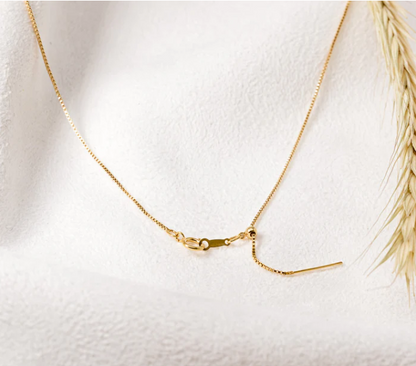 Box Chain Thread Necklace