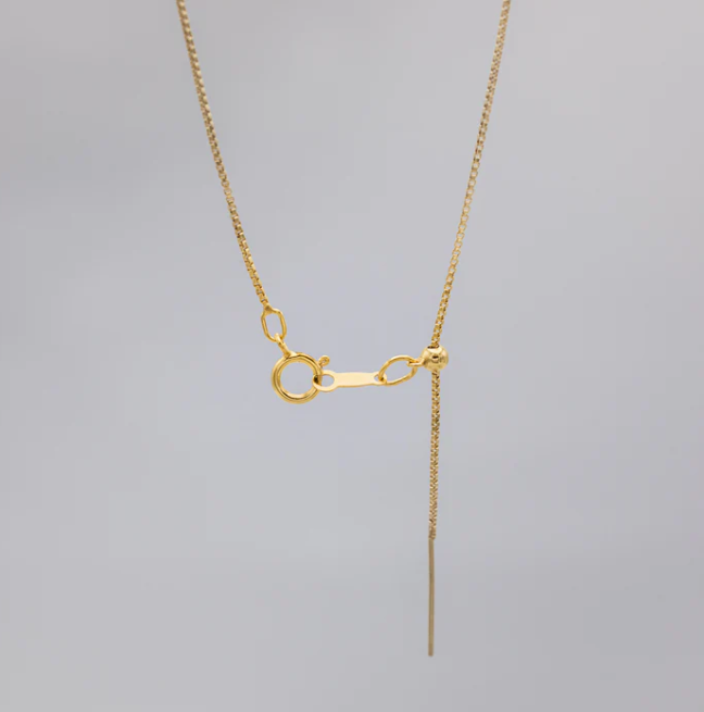 Box Chain Thread Necklace