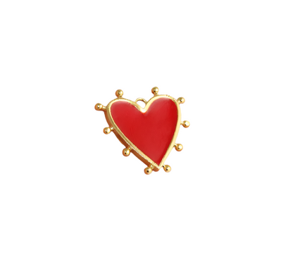 Hearts & Symbols Charm Collection — Enamel, Crystal, Resin, Glass Charms