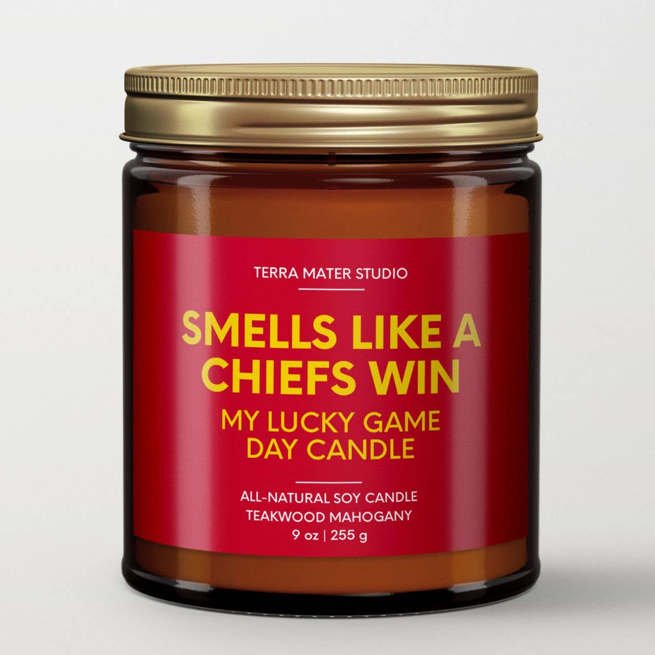 Smells Like A Chiefs Win | Game Day Candle | Chiefs Merch