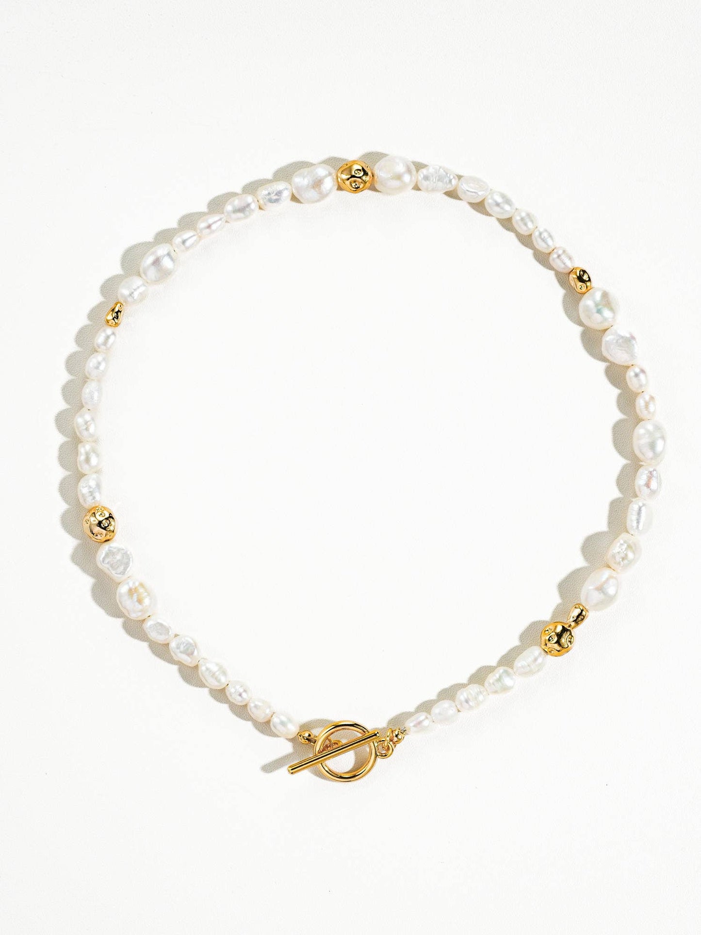 Golden Coast Baroque Pearl Choker Necklace