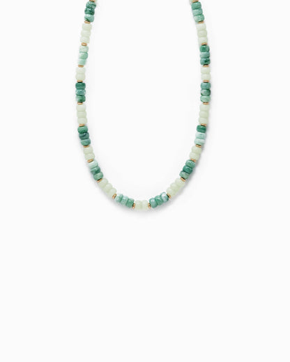 Necklace - Charm Bar - Multi-Color Beaded Necklace