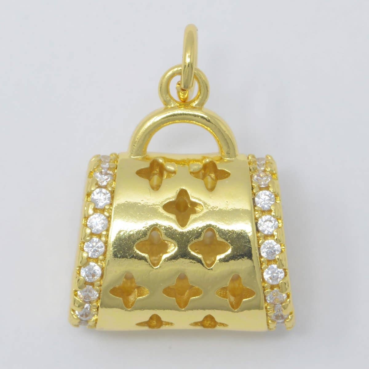 LIFESTYLE- Gold Bag Purse Charm