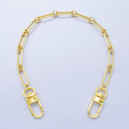 Women Bag Purse Stadium Chain for Bag Charm DIY Gold Filled