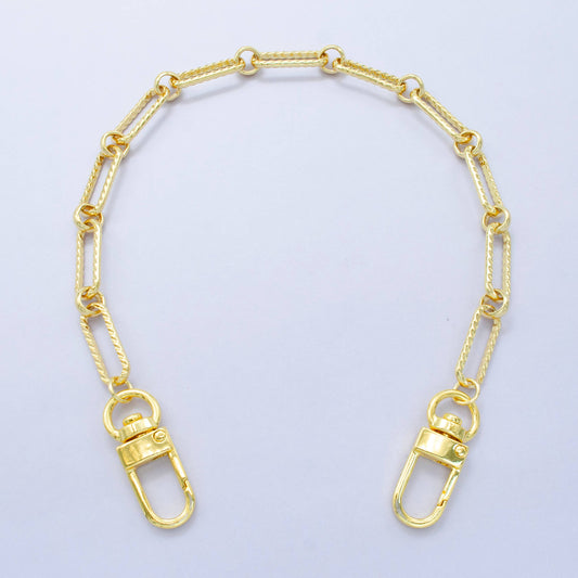 Women Bag Purse Stadium Chain for Bag Charm DIY Gold Filled