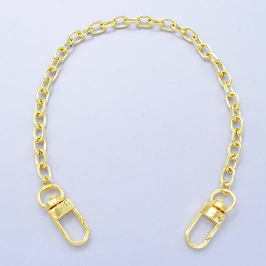 Chunky Gold Filled Cable Purse Chain for DIY Bag Charms
