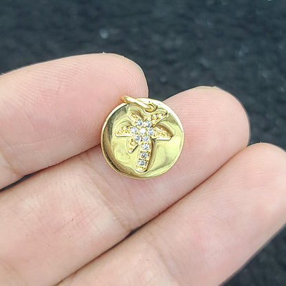 OCEAN- Gold Palm Tree Charm