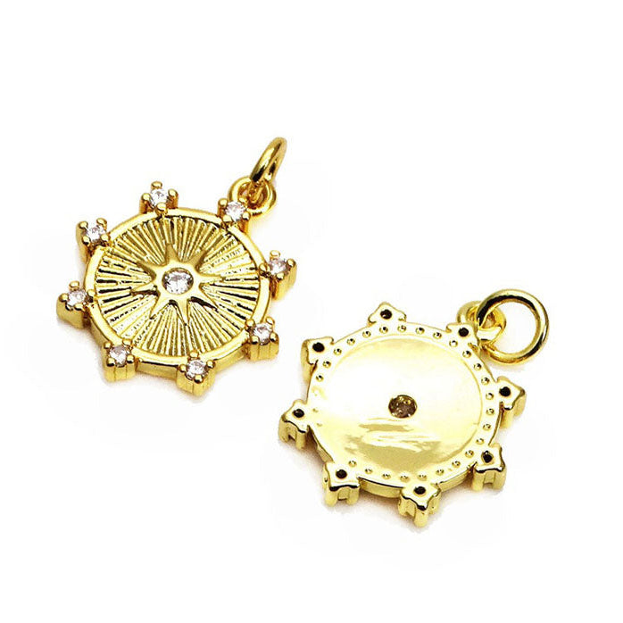 Captains Wheel Gold Charm