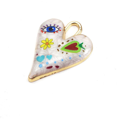 SIGNS, SHAPES & SYMBOLS- Doodle Hearts Charm